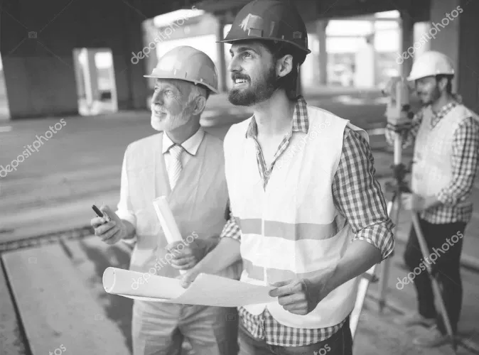 Pracownicy na budowie